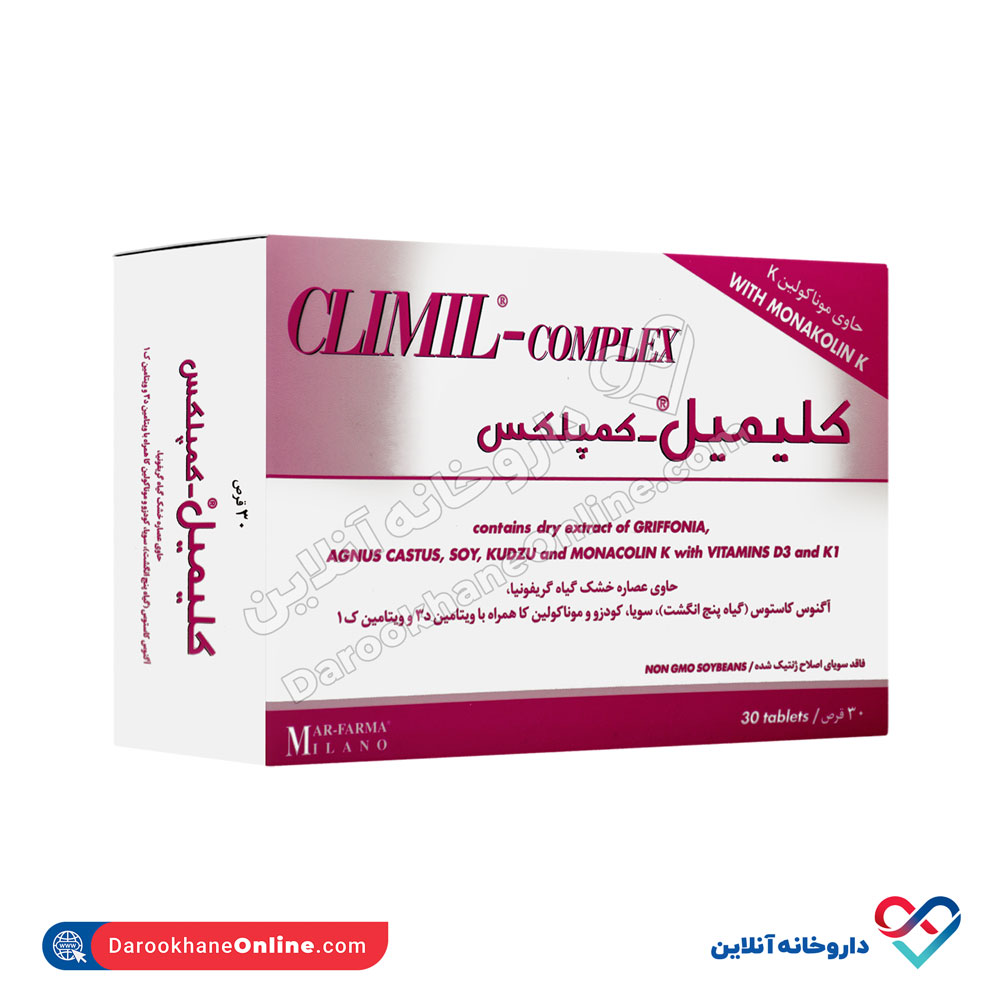 قرص کلیمیل کمپلکس میلانو مار فارما 30 عددی - Image 1